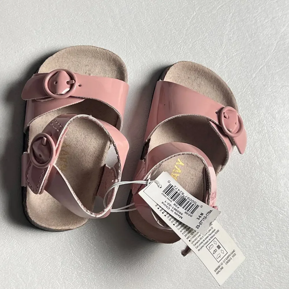 Old Navy Faux Leather Baby Shoes Sz 3-6M